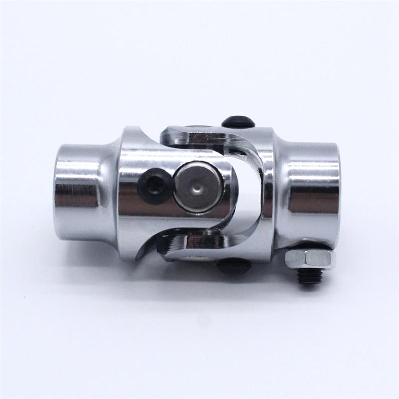 For Mustang II Power Rack Car Spare Parts 3/4-36 Spline X 3/4Inch DD Smooth Chrome Universal Steering Shaft U Joint