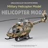 1/64 Scale Military Helicopter Alloy Toy Model with Retroactive Motion, Sound & Light Effects - Ideal for Kids' Play & Collectio