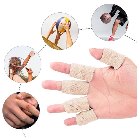 10Pcs Finger Guard High Elasticity Protective Sports Comfortable Thumb Protector for Basketball Volleyball