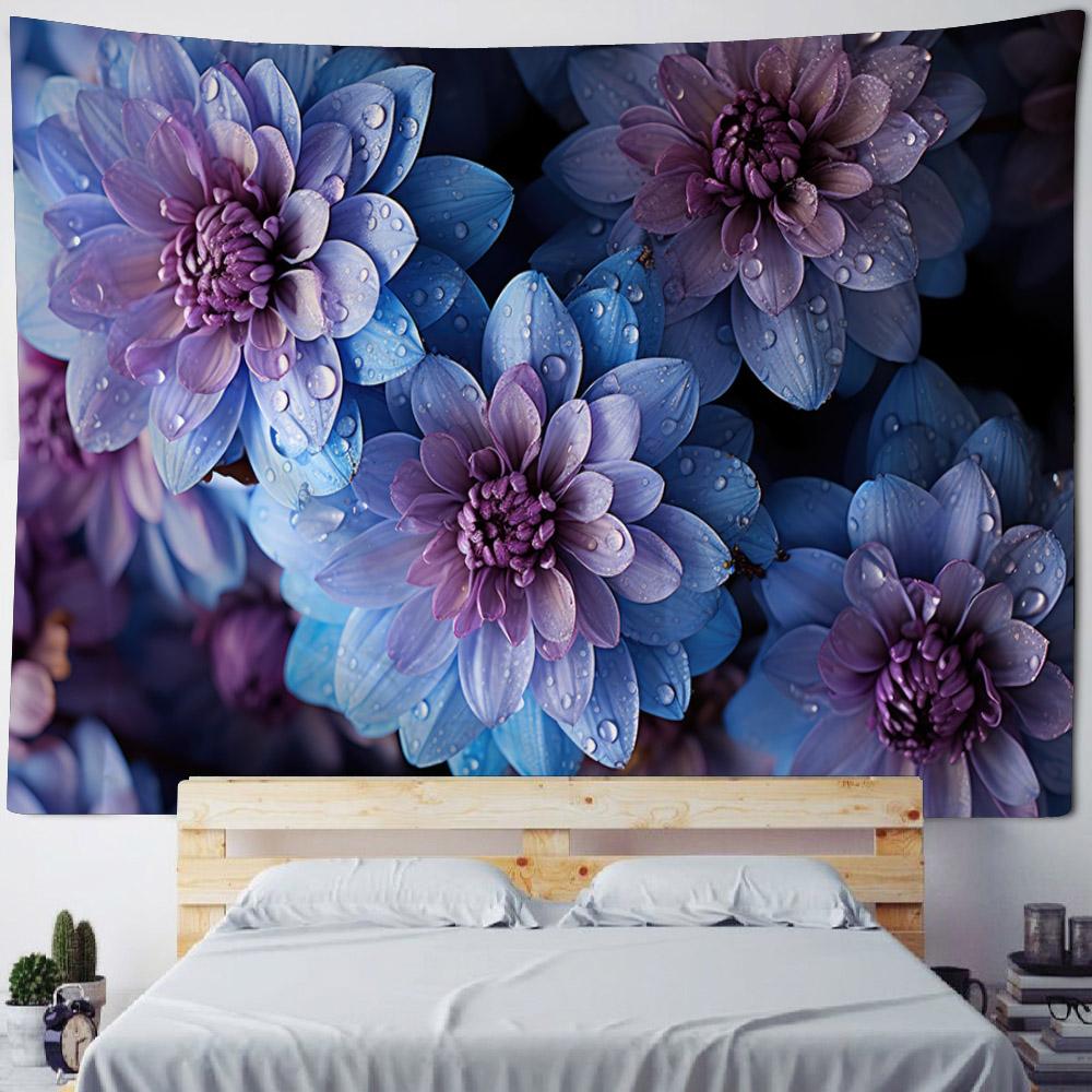 Beautiful Flower Tapestry Room Decoration Wall Hanging Cloth Cheap Bohemian Home Wall Decoration Tapestry Bedroom Living Room 70x100CM