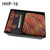 Paisley Men'S Tie Square Cuff Tie Clip Gift Box Set Business Casual Tie Black Gift Box