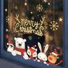 Christmas Window Stickers Santa Claus Stickers Merry Christmas Decoration for Home Gift