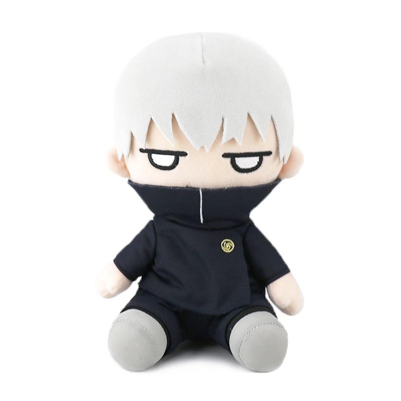 Peluche Jujutsu Kaisen da 25 cm Satoru Gojo Fushiguro Megumi Itadori Yuji Inumaki Toge Figura Anime Bambola di Peluche Ripiena Regali di Compleanno