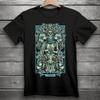 Virgo Zodiac Sign Goth Skull Unisex Black T-Shirt S-3XL
