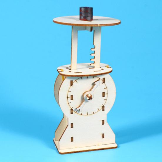 Yousheng 1 Set DIY Gravities Scale Model Kit Handmade Wooden Puzzle Platform Balance Building Crafts Kids STEM Educational Science Experiment Toy