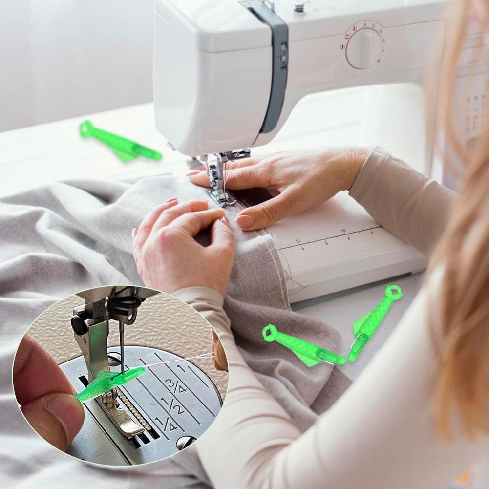 DIY Stitch Insertion Tool Fish Shape Automatic Needle Threader Sewing Crafting Kit For Adult Old Kids Housewife Threader Ne D2G8