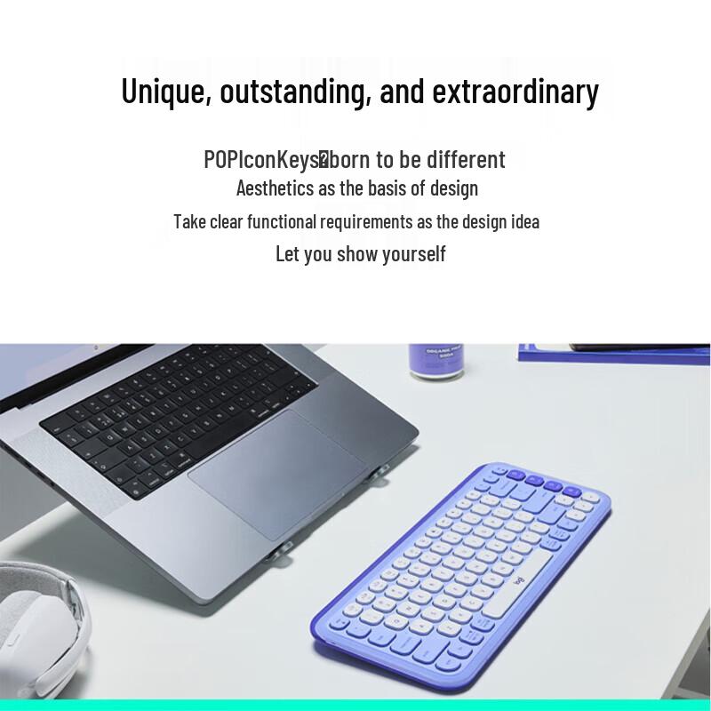 Logitech POP ICON KEYS Wireless Bluetooth Keyboard