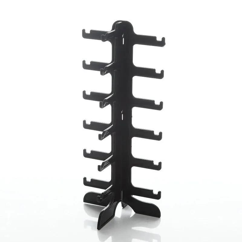 1PC 6 Pay Countertop Glasses Display Stand Sunglasses In A Row Nearsighted Counter Storage Shelf Multi-color Optional