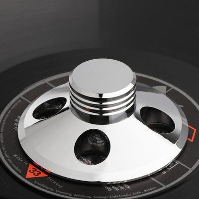 Poids pour Disque Vinyle Audio Stabilisateur de Disque pour Platine Vinyle Réduit le Bruit de Fond Pince de Poids pour Platine Vinyle Tampon de Pressage pour Disque