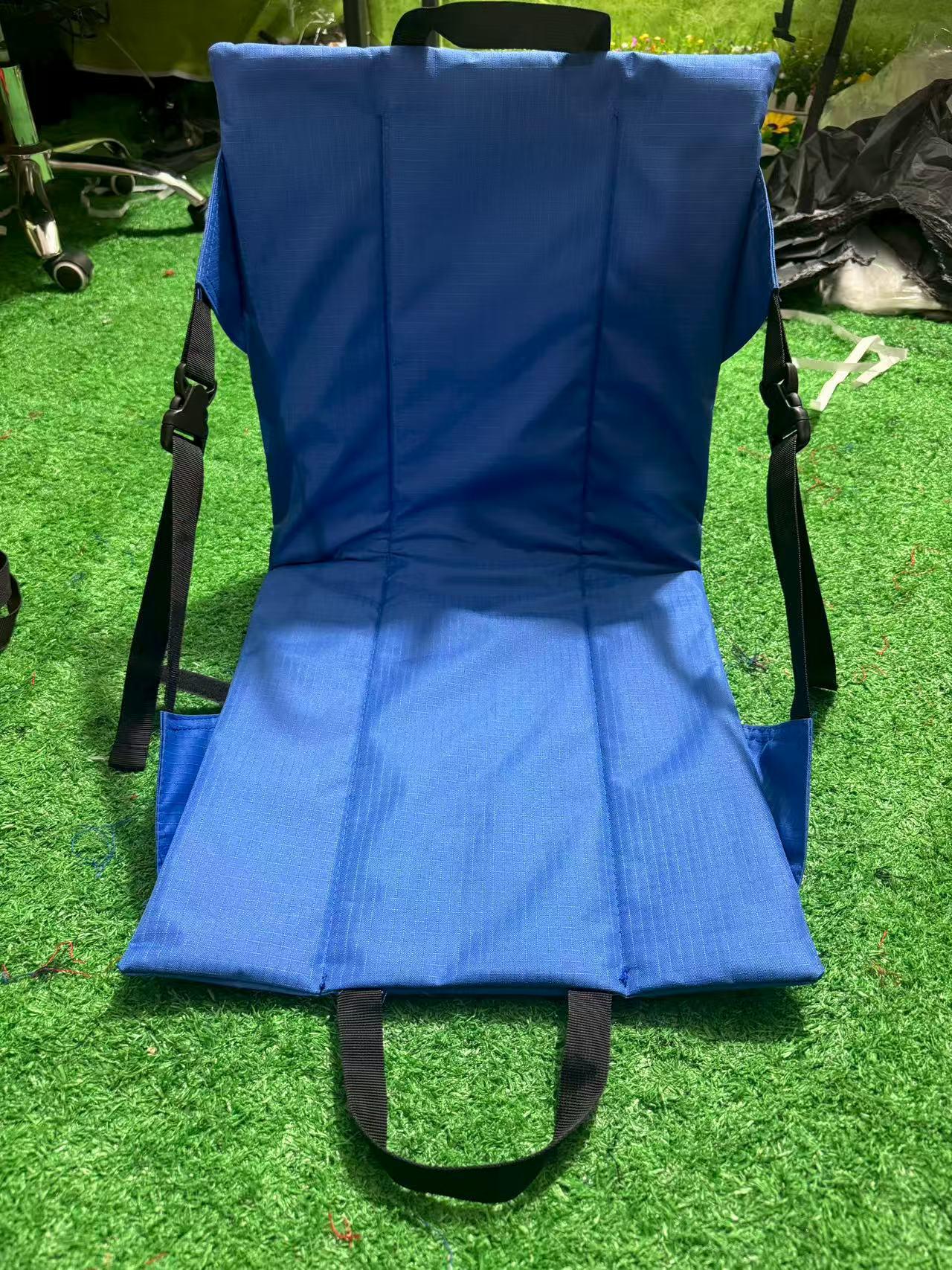

Folding Outdoor Chair with Dirt-Resistant Seat Cushion, Backrest, and Moisture-Proof Design for Camping and Concerts