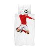 Snurk Red Footballer Bedding Set 135 X 200