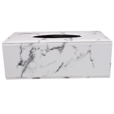 Marmor Taschentuchbox Serviettenhalter Papierhandtuchbehälter Auto Spender Etui
