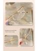 Super Light Metal Polygon Frameless Glasses for Women: Anti-Blue Light, Prescription-Ready Myopia Eyewear