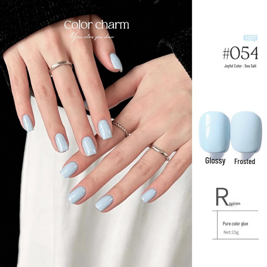 KaSi UV Gel Nail Polish - Autumn/Winter Pure Translucent Nude, Large Capacity, One Bottle One Color.