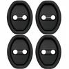 1pcs Silicone Car Door Lock Buckle Protective Cover, Rust-Proof and Noise Reduction Interior Accessories, Suitable for All Models, Durable and Quiet