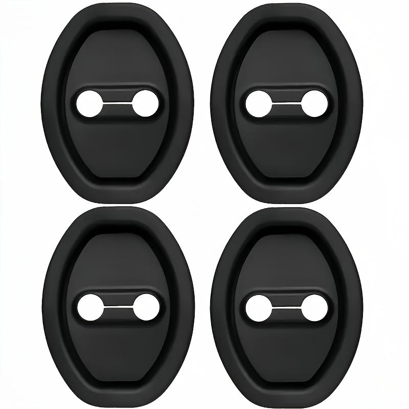 1pcs Silicone Car Door Lock Buckle Protective Cover, Rust-Proof and Noise Reduction Interior Accessories, Suitable for All Models, Durable and Quiet