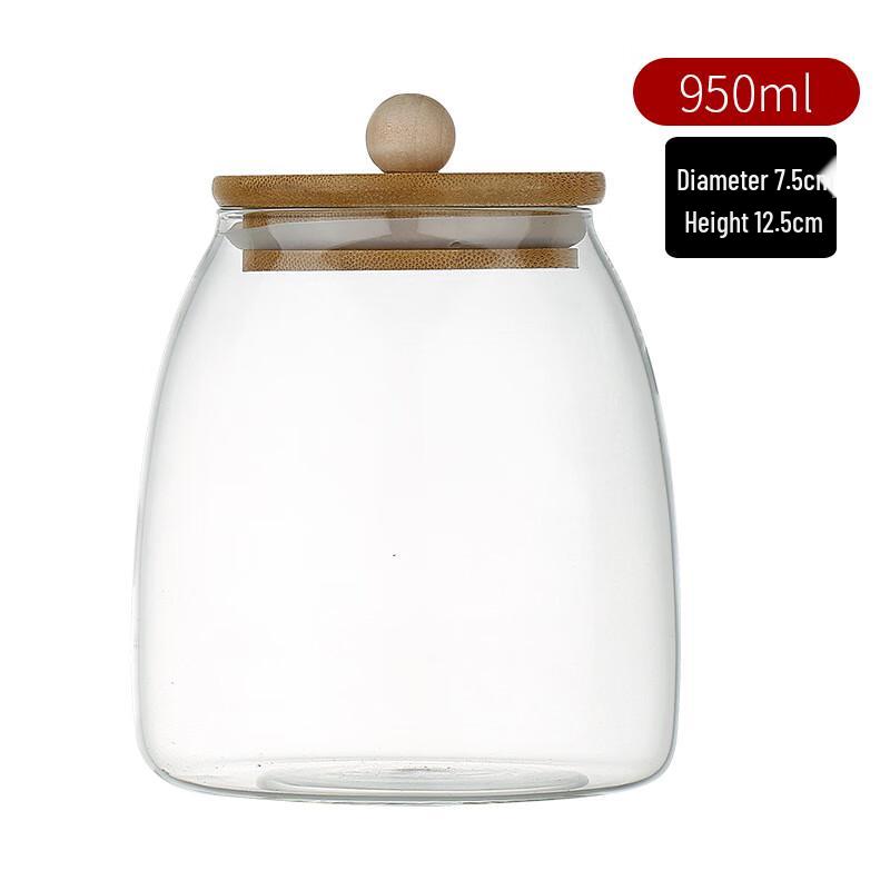 UOSU Triangular High Borosilicate Glass Storage Jars