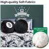 35cm 8 Ball Kissen Schwarz 8 Bälle Plüsch Gefüllt Sport Kissen Kissen Haus Sofa Kissen Für Schlafzimmer Wohnzimmer