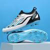 Youth Football Cleats Boys Men Training Shoes On Grass Turf Lightweight Mesh Upper TPU Rubber Sole