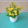 1Pc Artificial Potted Flower Garden DIY Party Home Holiday Xmas Craft Decoration Christmas Ornament