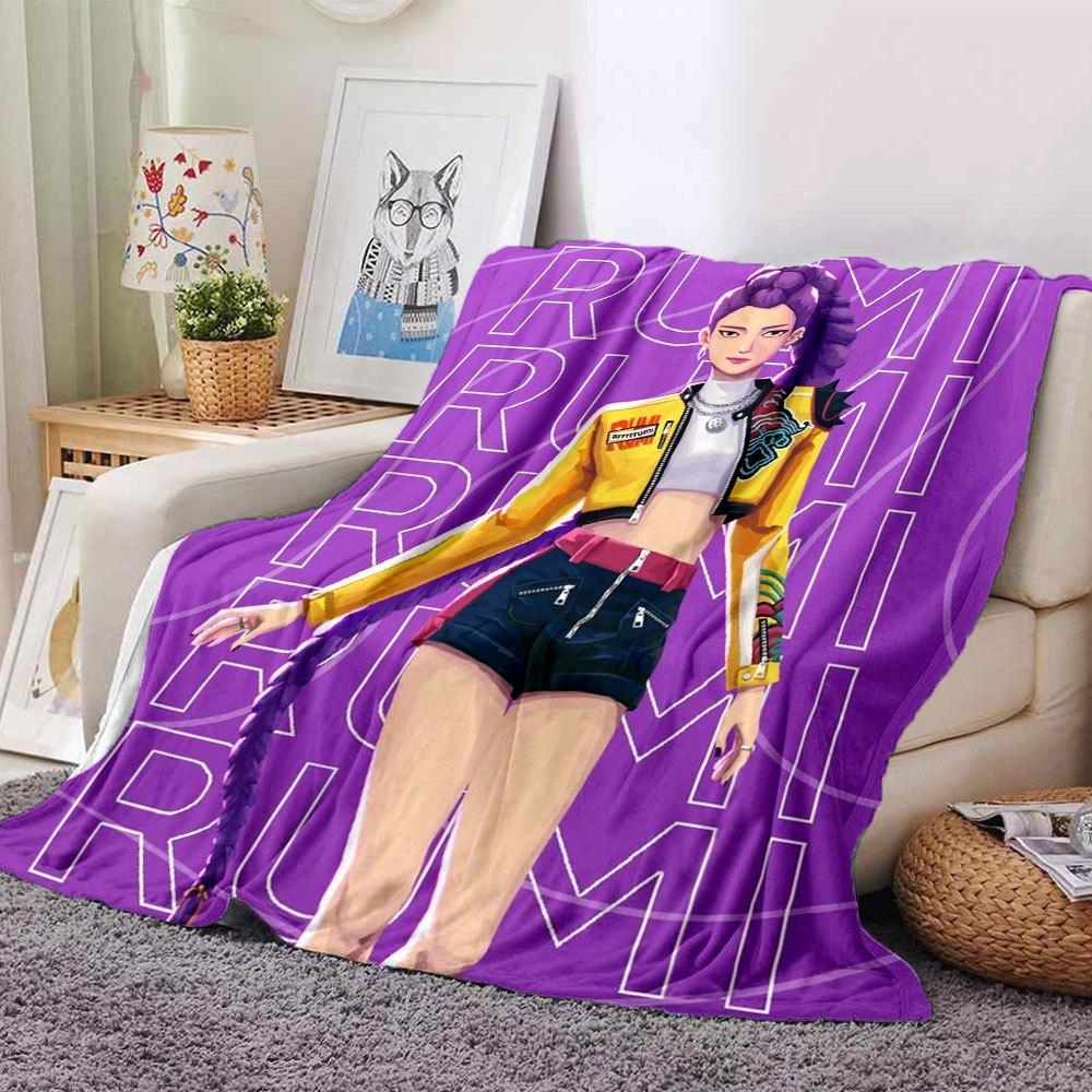 

1pc Hunter X Kopo group - Themed Flannel Blanket - Suitable for Bed, Home Decor, Graduation Gifts, Easter, Back to School, ChristmasA55 80cmx120cm(31inx47in)