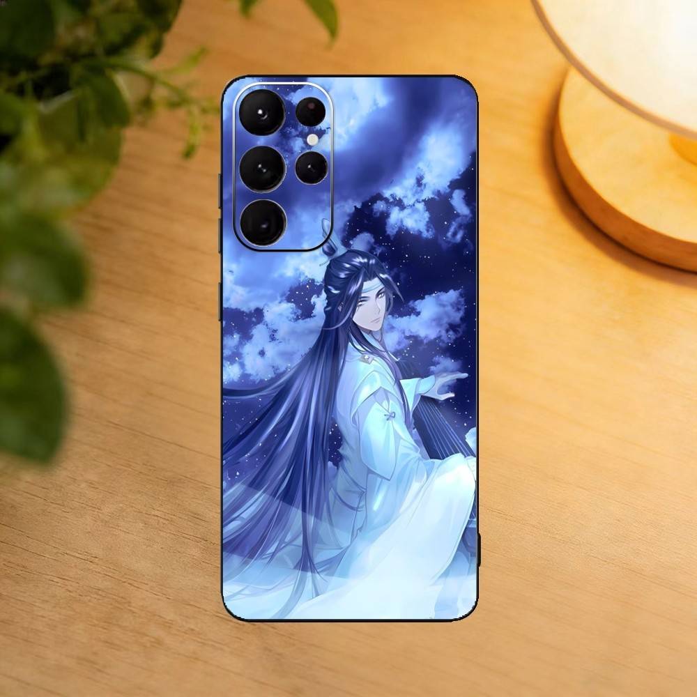 Anime M-Mo Dao Zu Shi Wangxian Phone Case For Samsung S25,24,23,22,30,21,10,9,Ultra,Plus,Lite Soft Black Case