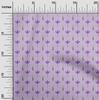 oneOone Material textil flexibil din bumbac, violet prăfuit, pentru rochii de copii, imprimeu la metru, 40 inch