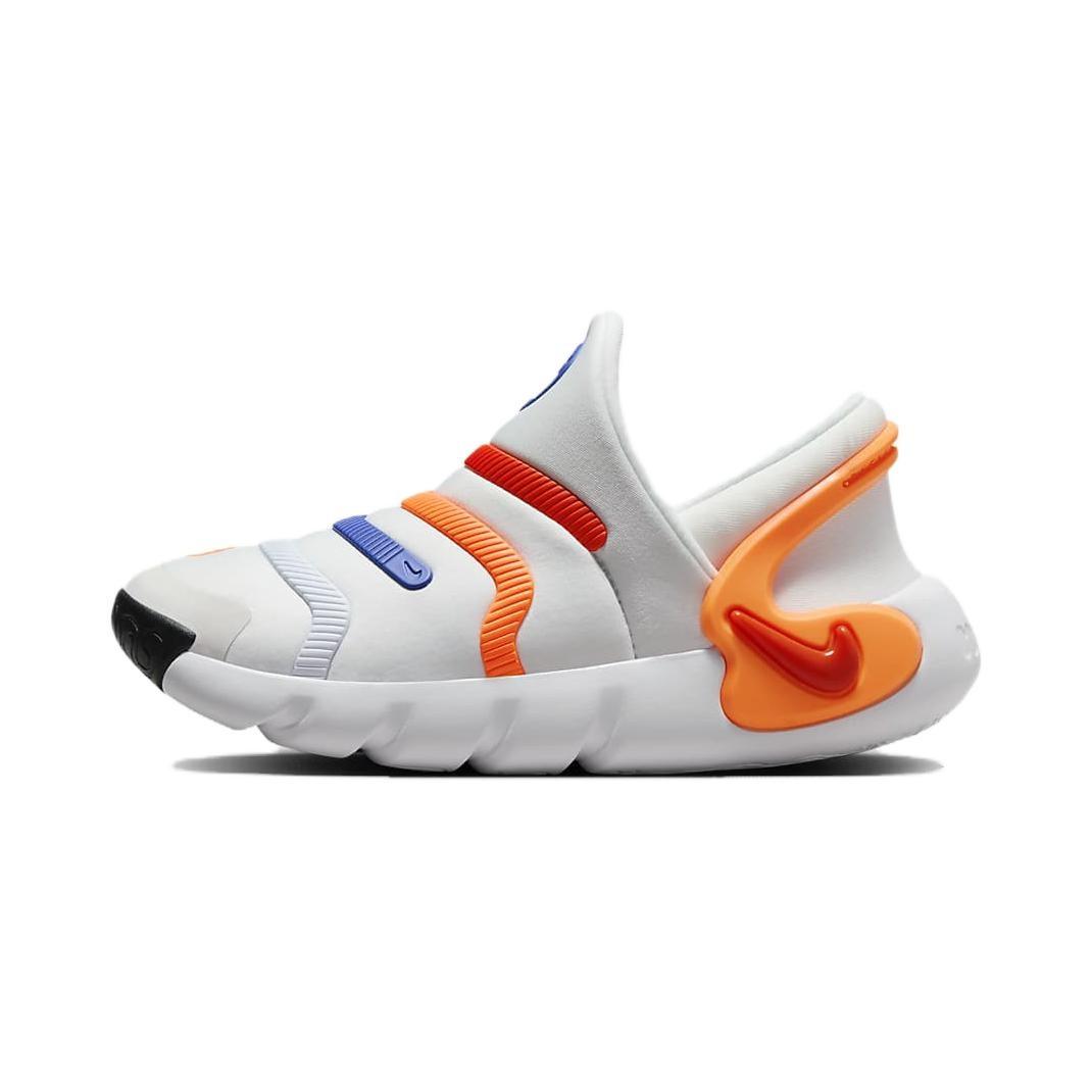 (PS) Nike Dynamo Go 2 EasyOn  White Total Orange Blue  Kids  FD0553-100 EU 31