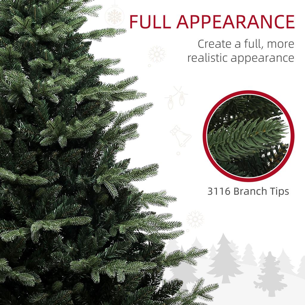 7ft Artificial Spruce Christmas Tree - Green