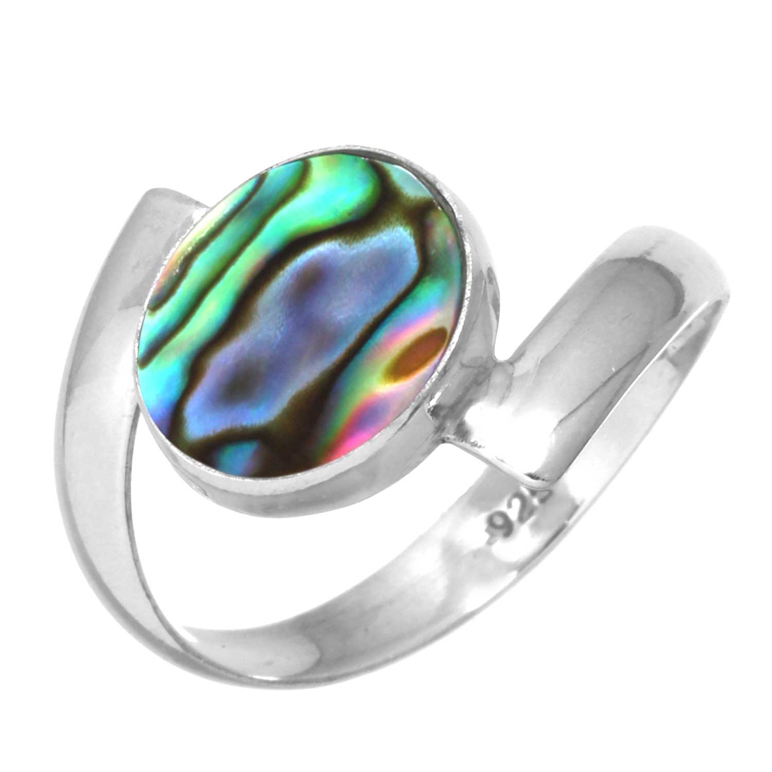 

Кольцо из стерлингового серебра 925 пробы с драгоценными камнями, ювелирные изделия ручной работы, подарок на День матери, аквамариновый халцедон, ракушка-ушка, синий солнечный камень, лабрадорит, пренит 13