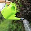 9L Large Capacity Plastic Watering Can Long Spout Thickened Garden Sprinkler for Plants Vegetables Green