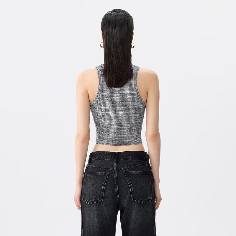 JNBY Sleeveless Slim-Fit Round Neck Vest