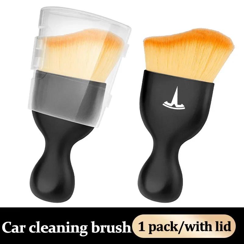 

Car Sticker Tesla Car Air Vent Cleaning Soft Brush With Casing Clean Tool Dusting Crevice Brush Auto Interior For Tesla Model 3