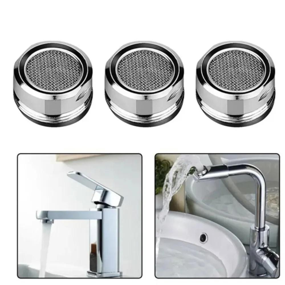24Mm Thread Faucet Aerators Saving Faucet Tap Replaceable Brass Filter Mixed Nozzle For Kitchen Basin Tap Bathroom Bubbler Parts