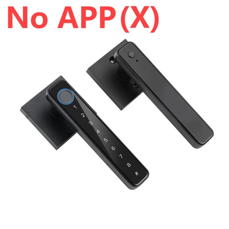 

Biometric Fingerprint Smart Home Door Lock Password Electronic Digital Lock TUYA/TTLOCK/No APP Control Entry Door Knobs Lock