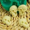 3D Totenkopf Silikon Fondant Kuchenform Schokolade Halloween Party DIY