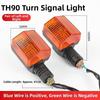 1pair Red Light Rear Front Moto Indicator Classic Scooter Stop Signal TH90 Turn Signal Assembly