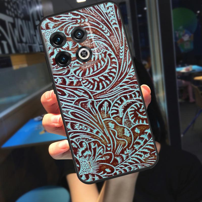 

Brown Tooled Leather Pattern Funda For OnePlus 12R 13 R 12 11 9 10 Pro 8T 9RT 10T OnePlus Nord 4 CE 2 3 Lite N20 N30 Case OnePlus Nord