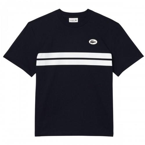 Lacoste Mens Heritage Back Print Cotton T-Shirt