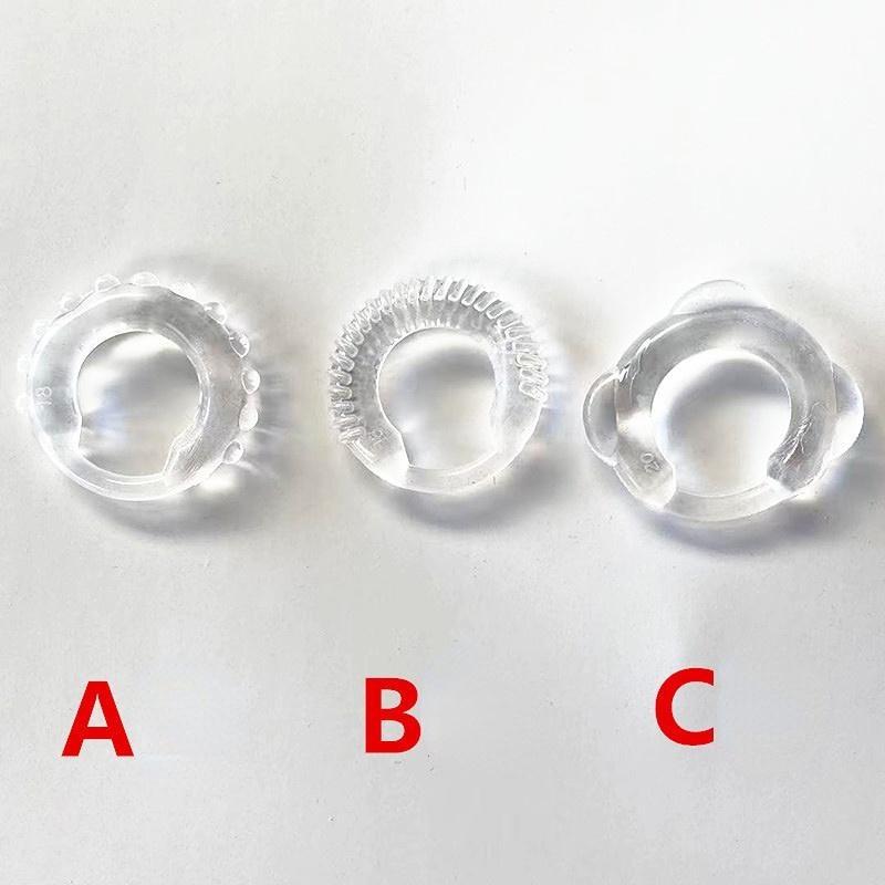 Silicone Penis Rings for Male Reusable Delay Ejaculation Lasting Sleeve Cock