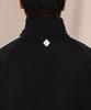 Ellamo French Terry Track Half-Zip Collar Oversized Sweatshirt [Black]