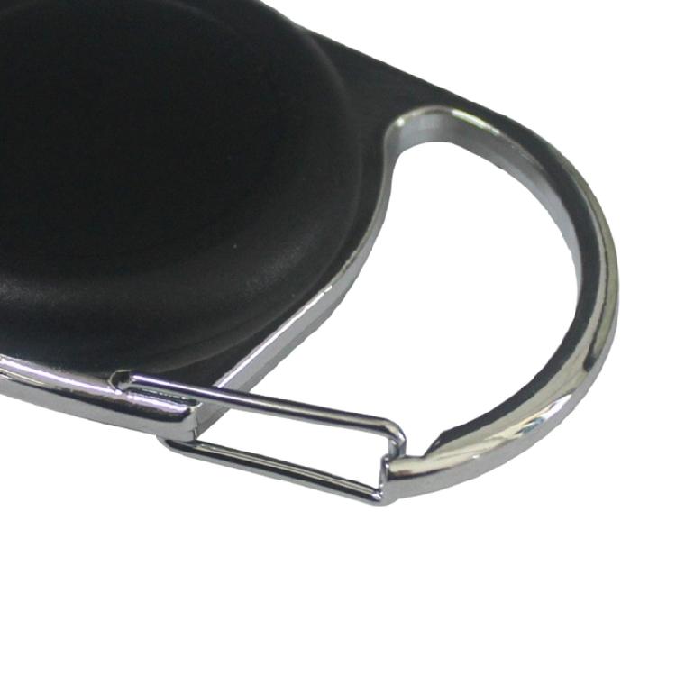 Dubbelhövdad utdragbar nyckelring Kraftig nyckelring Märkeshållare Reel för män