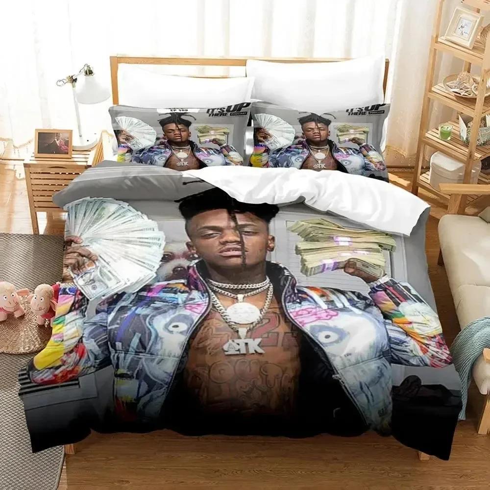 

Rapper Jaydayoungan Supplies Set Duvet Cover Set Bedding Sets For Adults Bed With Pillowcases No Filling Luxury Birthday Gifts 70x133cm 2pcs