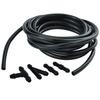7Pcs/set Front Windscreen Wiper Arm Washer Nozzle Jets 4 Way Ajustable Check Valve Tube Pipe Hose 2m T Piece Straight Piece