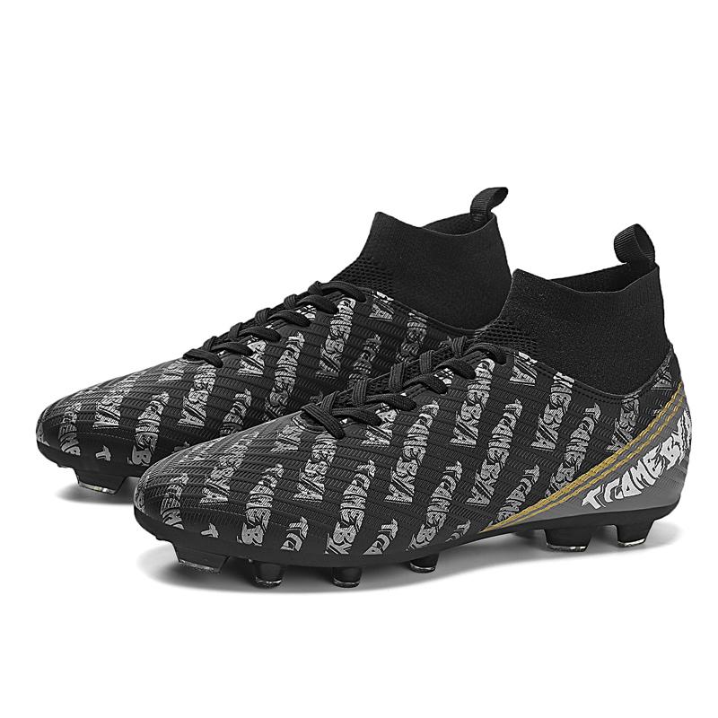 31-48 Kinder-Fußballschuhe, hohe Herren-Langnagel-Sport-Fußballschuhe, große Jugend-Sport-Fußballschuhe