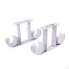 1 Pair Window Curtain Rod/Pole Holder Drapery Rod Wall Mount Brackets Support