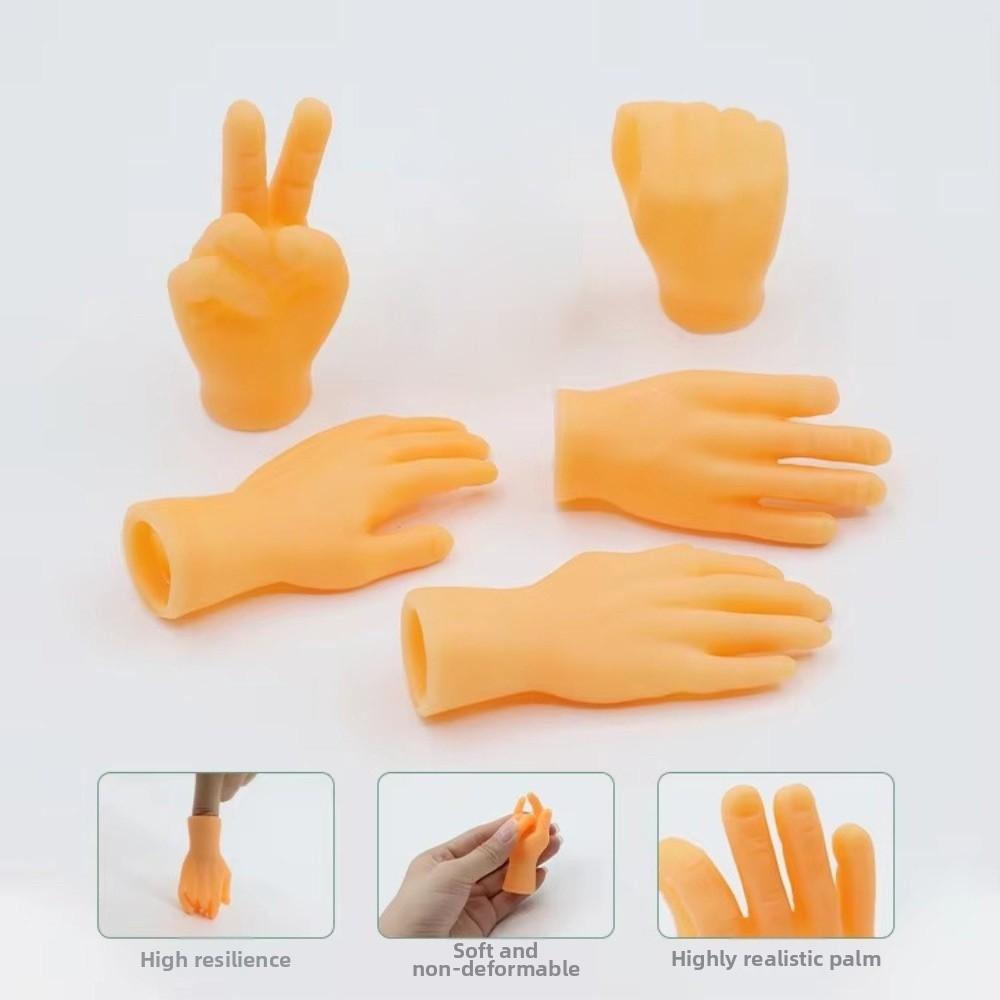 Novelty Feature Finger Cat Toy Mini Size Mini Finger Puppet Funny Funny Prank Gift Pet Supplies