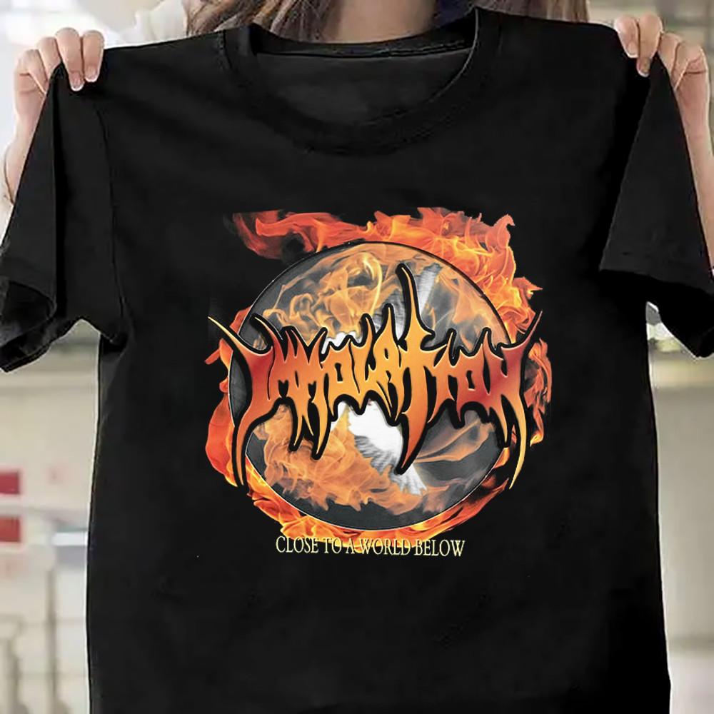 Immolation - Футболка Close To A World Below Унисекс Концертная S-5XL SG836 Унисекс Футболка XXXXL