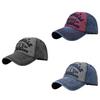 Nys Vintage Washed Baseball Cap Embroidered Sun Hat Adjustable Size Hip Hop Hat