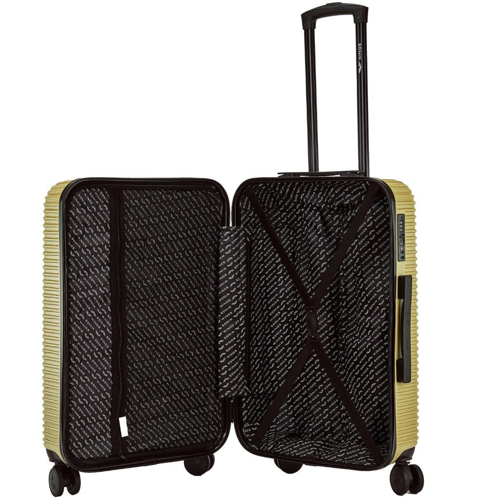 Wings Pc Eco Jackdaw 24" Tea Green Medium Suitcase